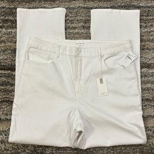 Good American Good Boy Jeans Sz 20 NWT | Good American White Jeans | Jean Sz 20*